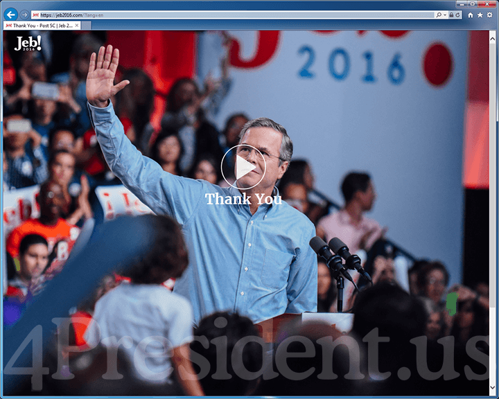 Jeb Bush 2016 Website, February 2, 2016