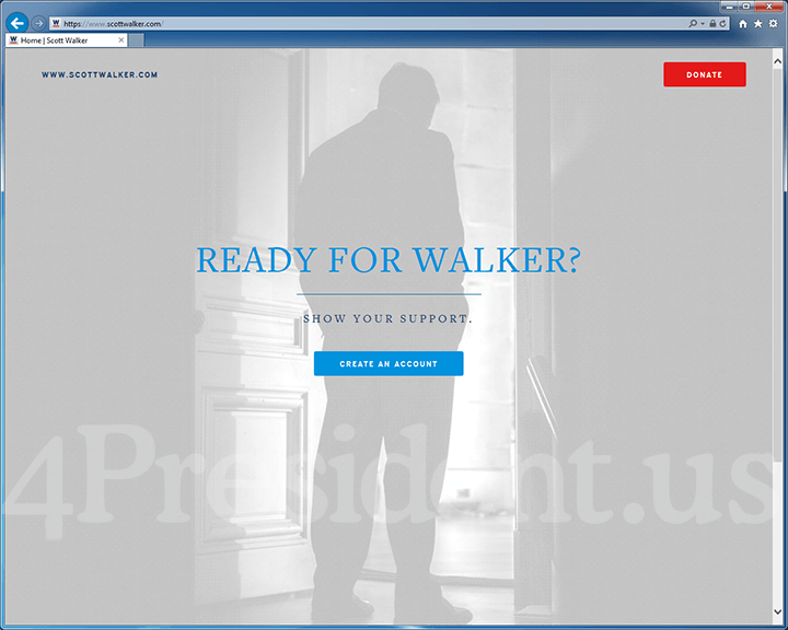 Scott Walker 2016 Website, June 18, 2015