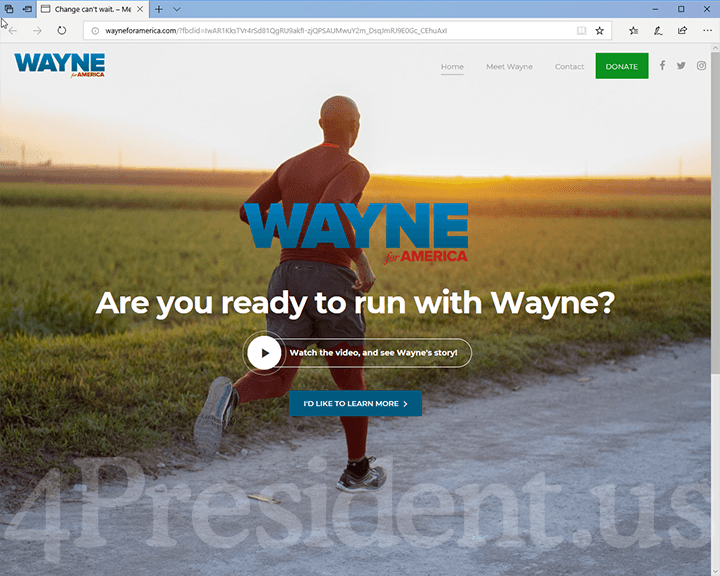 Wayne Messam 2020 Website, March 28, 2019