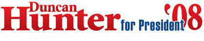 Duncan Hunter 2008 Logo