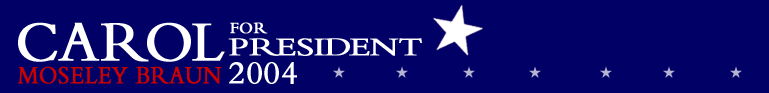 Carol Moseley Braun 2004 Logo